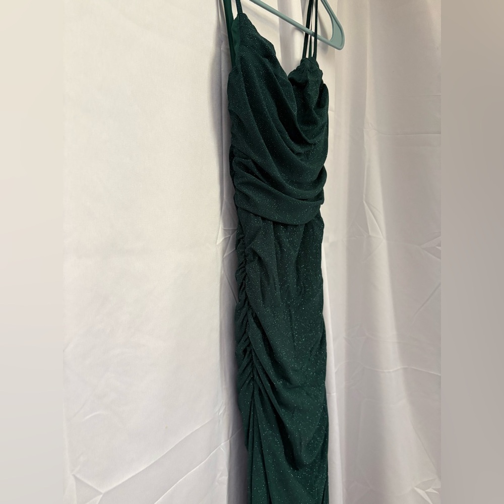 Windsor Hunter Green Bodycon Mermaid Sparkle Dress - Picture 5 of 5
